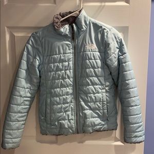 Girls The NorthFace puffer coat. Very gently worn